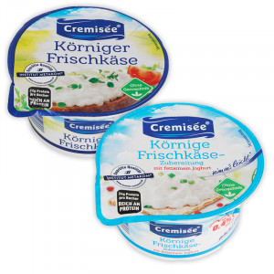 NORMA - Ihr Lebensmittel-Discounter | Körniger Frischkäse | Ohne Gentechnik  | Sortiment | Billiger Montag