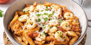 Produktbild »Penne alla Wodka mit Garnelen«