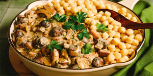 Produktbild »Kartoffel-Knöpfle mit Pilzragout«
