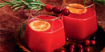Serviervorschlag »Cranberry-Mimosa«