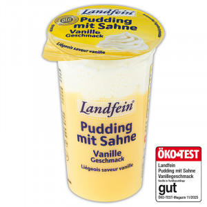 Produktbild »Pudding mit Sahne«