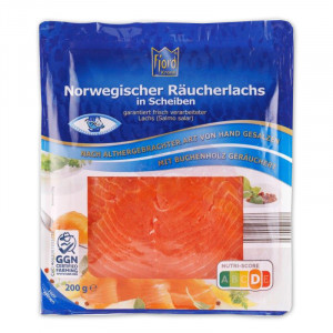 Ihr Fischerei | Räucherlachs Lebensmittel-Discounter Sortiment Norwegischer | NORMA - | Transparente