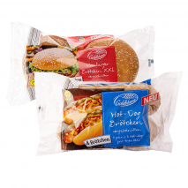 Produktbild »XXL-Hamburger mit Sesam / Hot Dog«