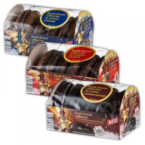 Produktbild »Runde braune Lebkuchen«