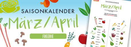 Gratis Saisonkalender. Download als PDF