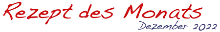Rezept des Monats