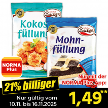 Produktbild »Mohn-/ Kokosfüllung«